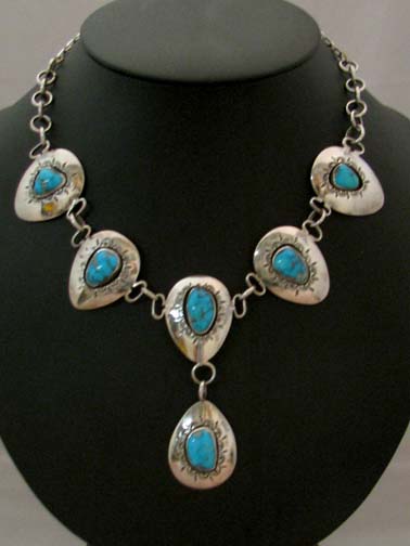 Turquoise Silver Necklace