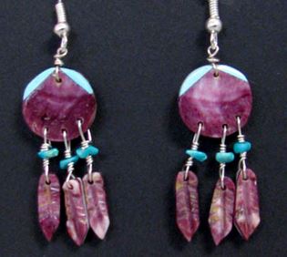 Native American Feather Earrings