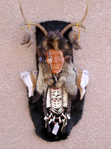 Native American mask Hopi Deer Dancer