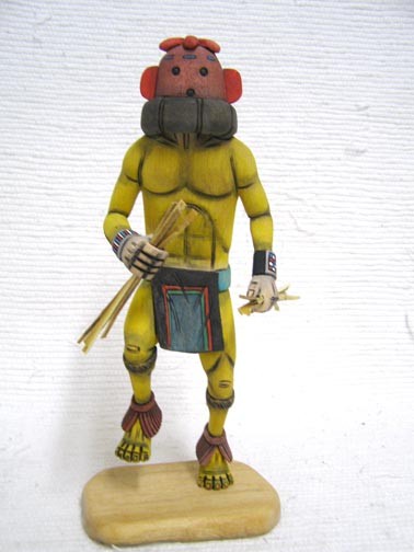 hopi carved chili pepper racer katsina doll