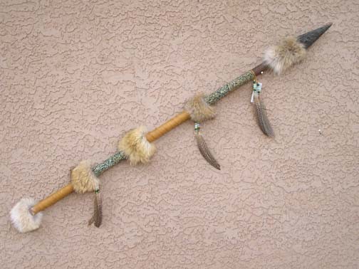 native american creek made spear