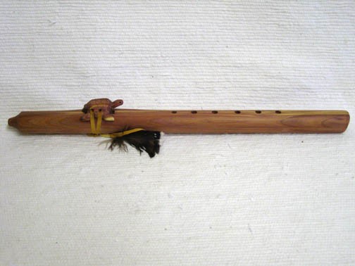 navajo made cedar flute