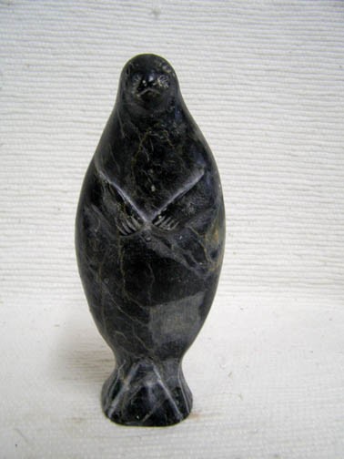 Native Alaskan Carved Marble Seal