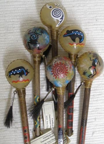 Native american drums and hot sale rattles