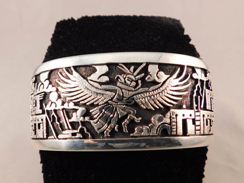 Native American Eagle Cuff Bracelet