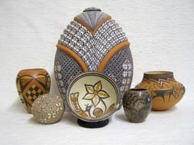 Colorful Native American Pottery