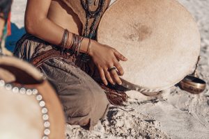 Native American hand drum