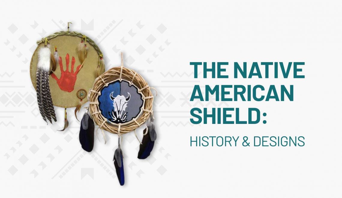 american indian war shield design